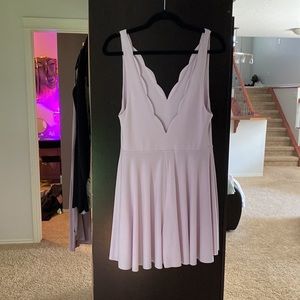 Lilac purple romper dress! Only worn once!